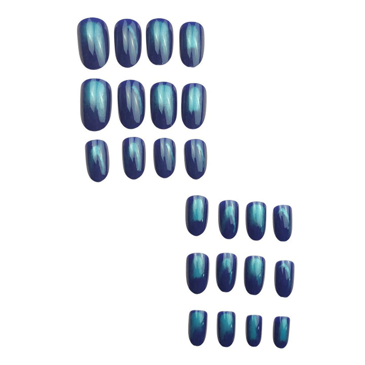 Press-On Nail Set with Stylish Iridescent Finish Kalsten