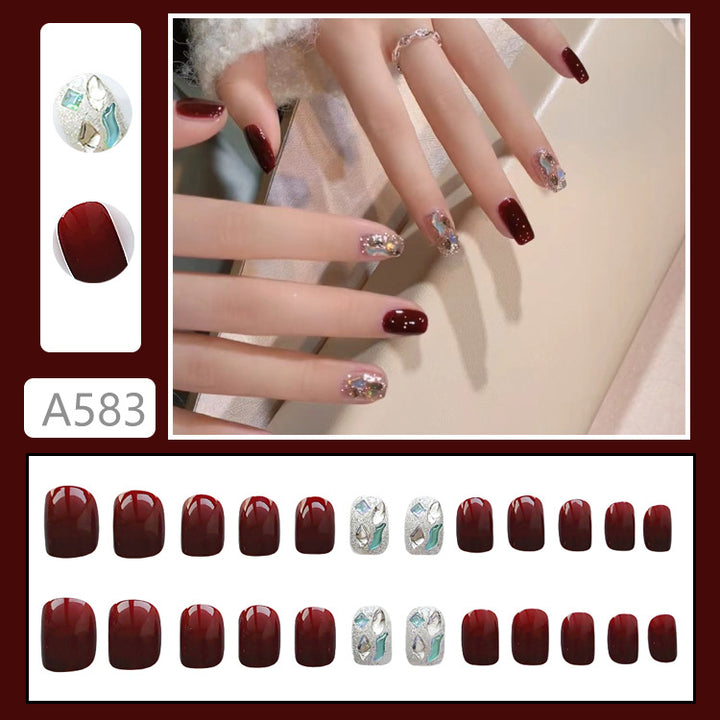 Glamorous Accent Press-On Nail Set Kalsten