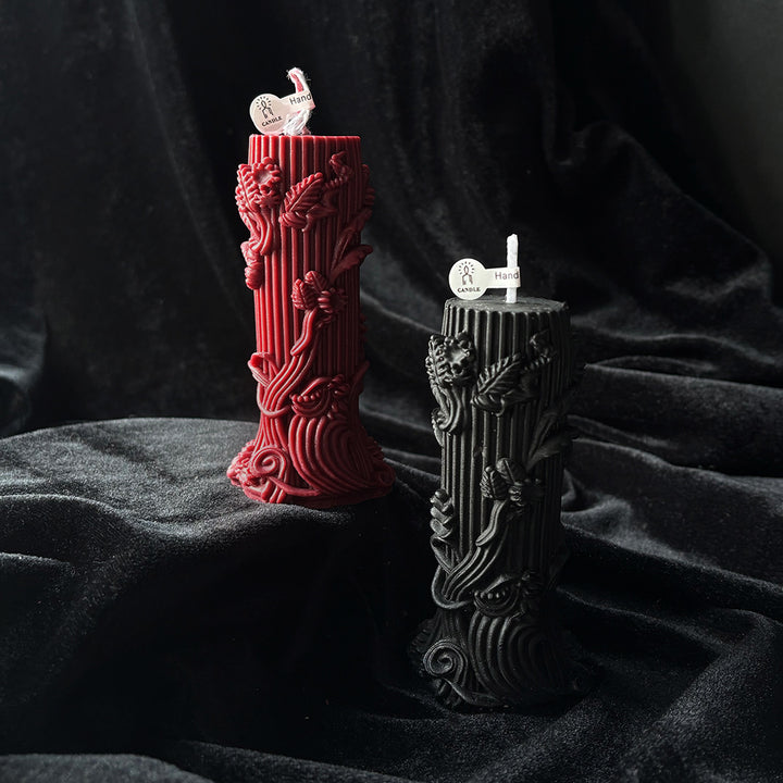 Artistic Floral Candle Holder