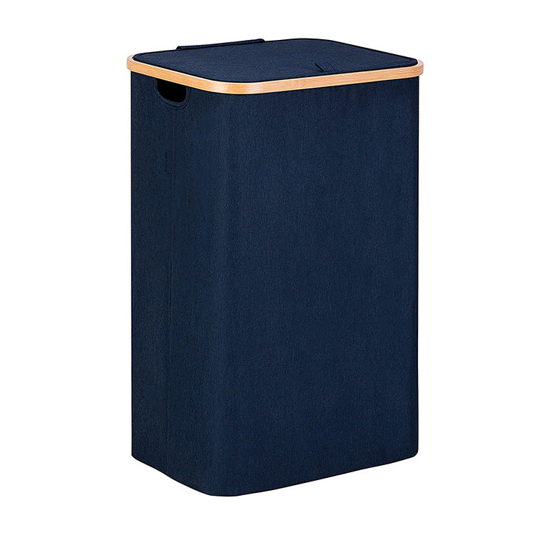 High-quality laundry basket with bamboo lid Kalsten