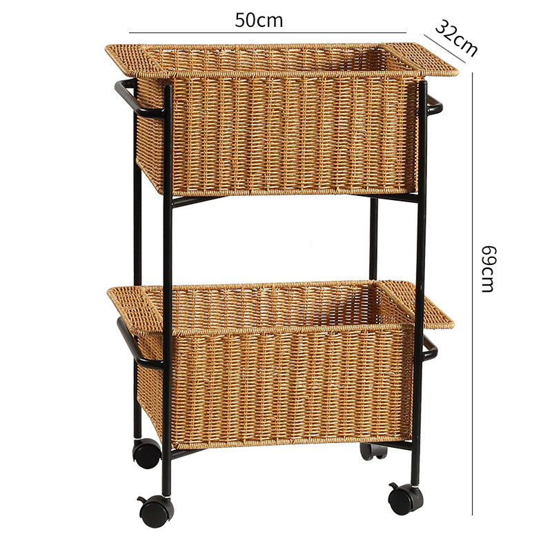 Large Handcrafted Woven Storage Bin Kalsten
