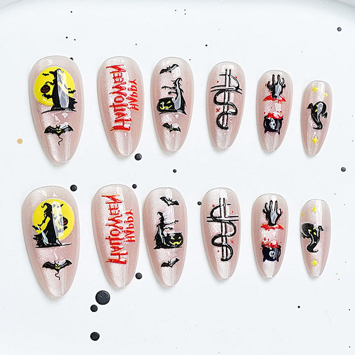 Halloween-Themed Nail Art Set Kalsten
