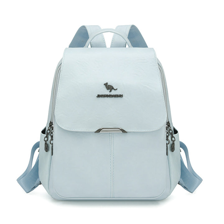 Durable Multi-Functional Leather Backpack Kalsten