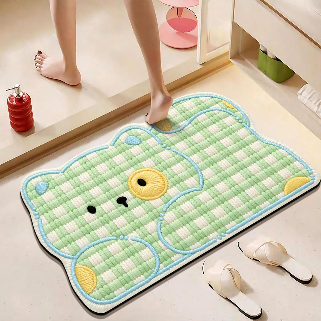 Cute Plush Bear Bath Mat Kalsten