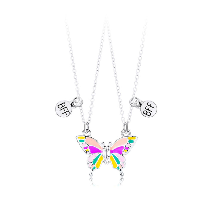 Butterfly Pendant Friendship Necklace Kalsten