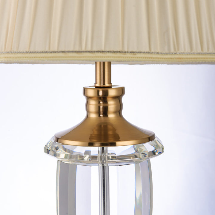 Elegant Crystal Glass Table Lamp
