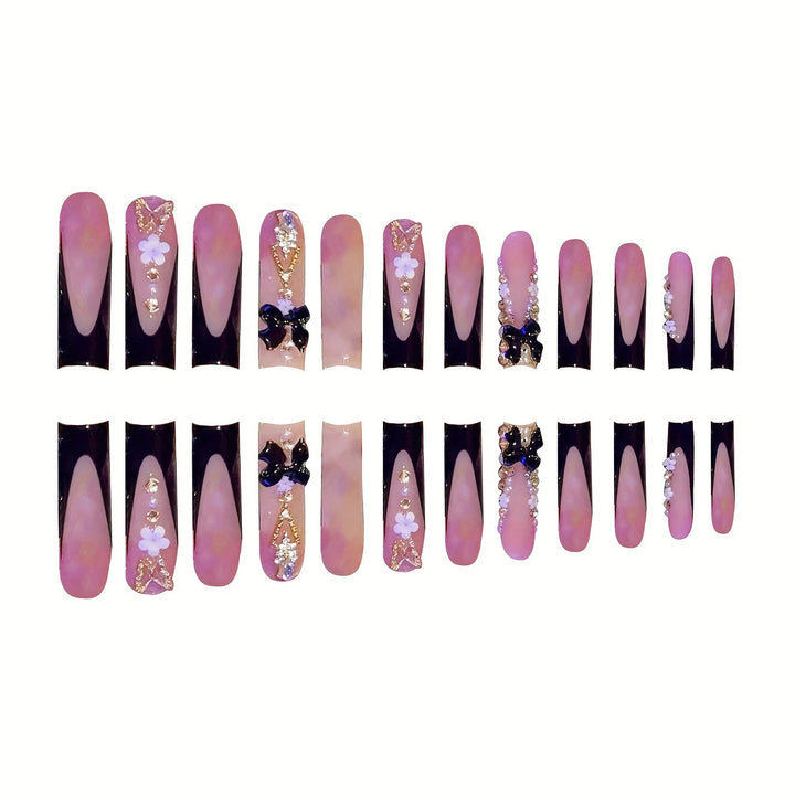 Glamorous Artistic Press-On Nail Set Kalsten