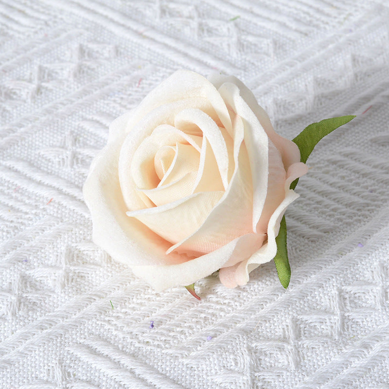 Decorative Velvet Rose Pin Brooch