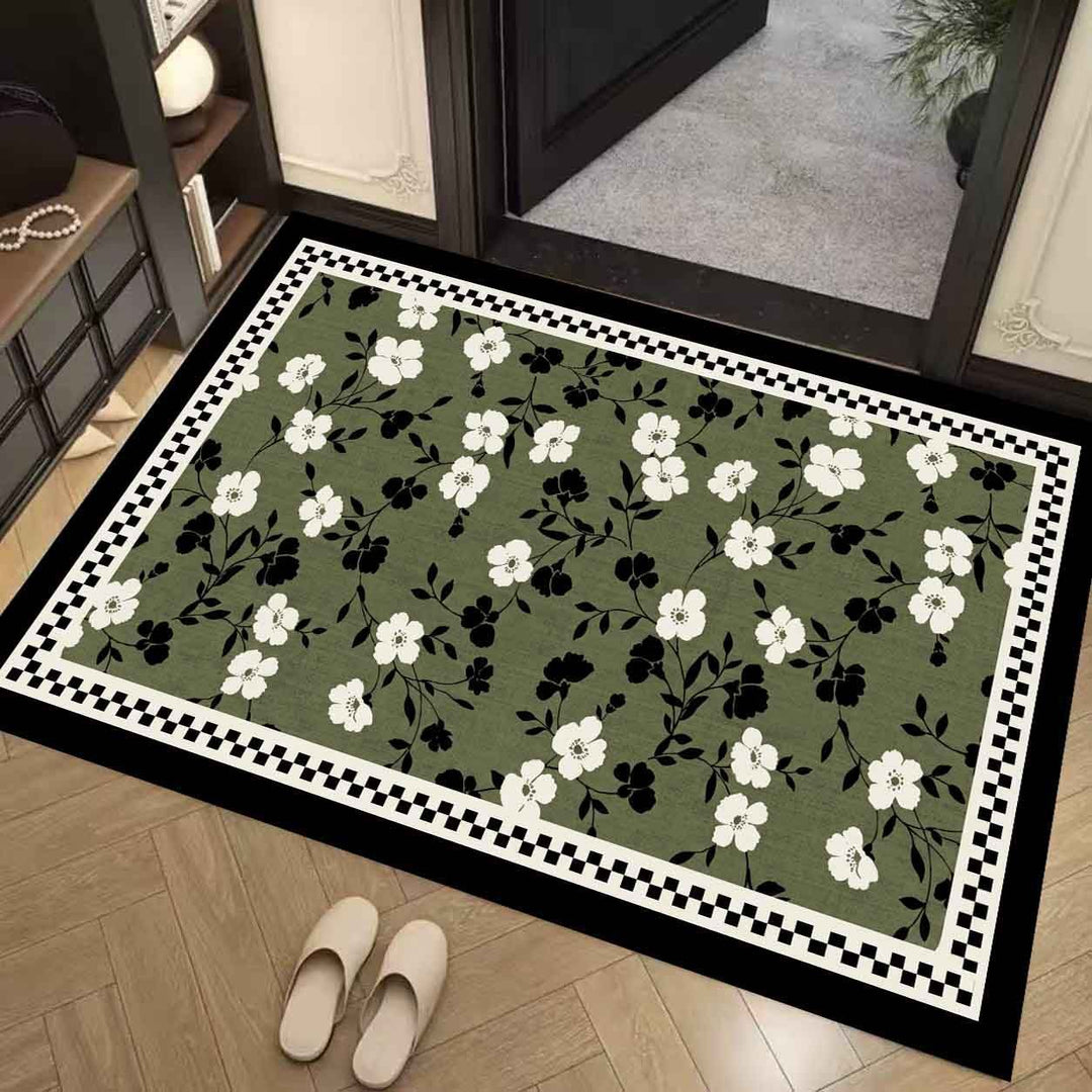 Decorative Floral Door Mat