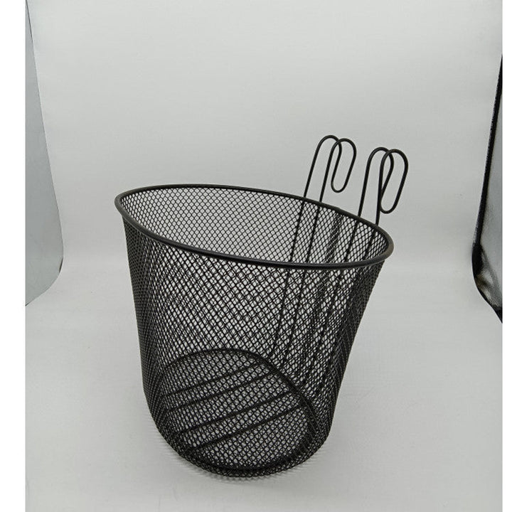 mesh front bicycle basket with over-the-handlebar hooks Kalsten