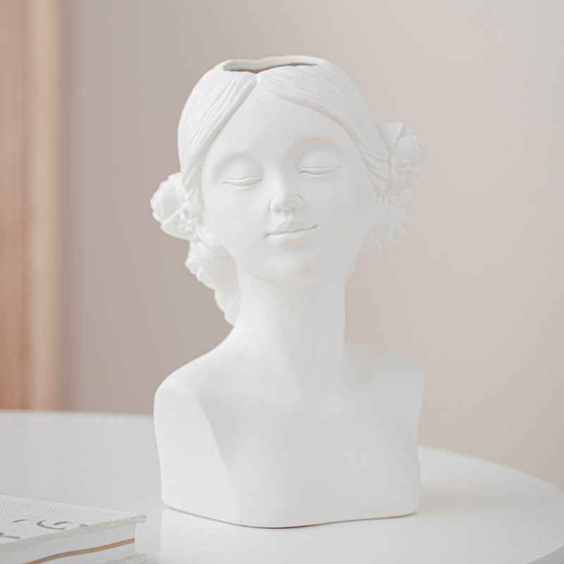 Decorative Faces Planter