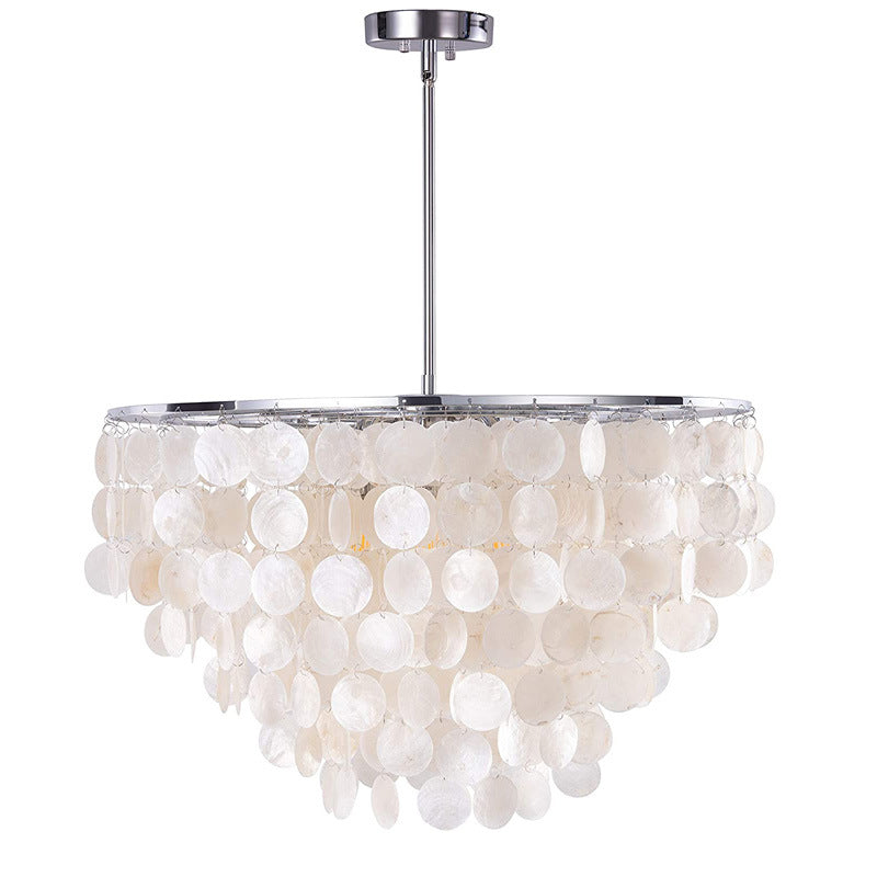 Stylish Mother of Pearl Pendant Chandelier