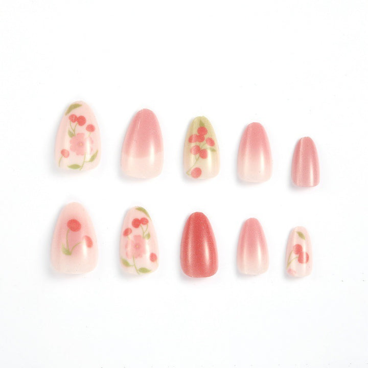 Creative Nail Art Set with Cherry Design Kalsten