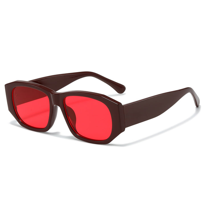 Oversized Geometric Sunglasses with Gradient Lenses Kalsten