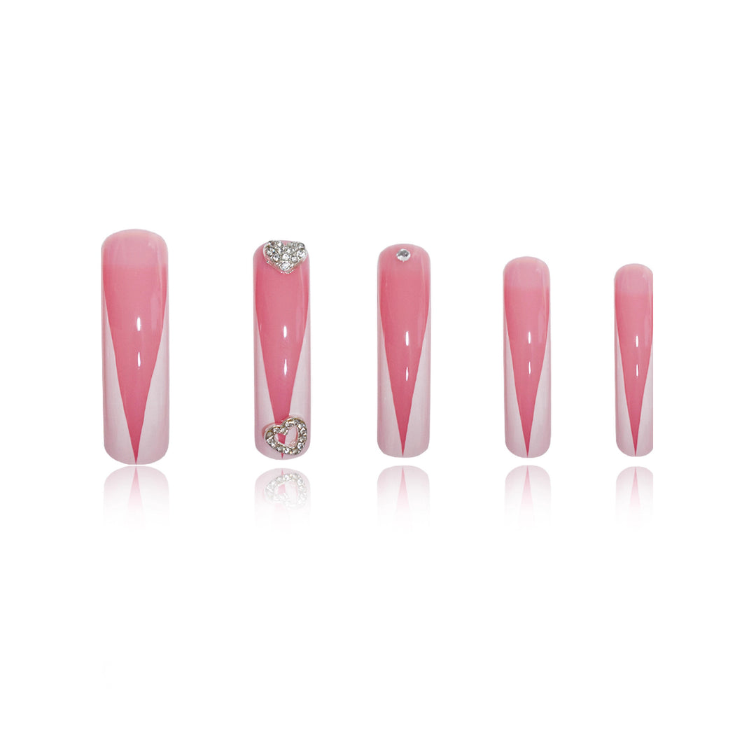 Elegant Sculpted Press-On Nail Set Kalsten