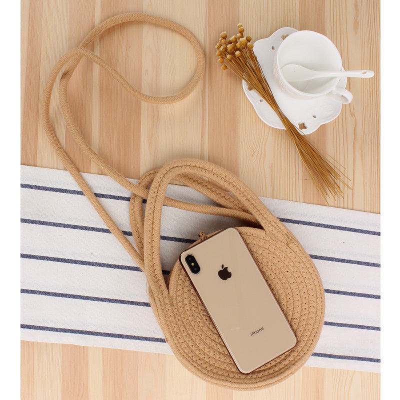 Round Macrame Shoulder Bag Kalsten