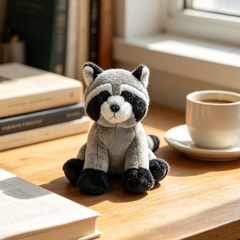 Plush Fennec Fox Sitting Soft Toy with Oversized Ears and Embroidered Features Kalsten