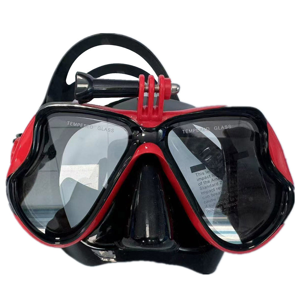 Diving mask with flexible silicone frame and anti-fog technology Kalsten