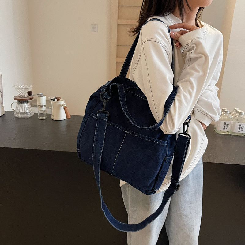 Premium Denim Shoulder Bag Kalsten