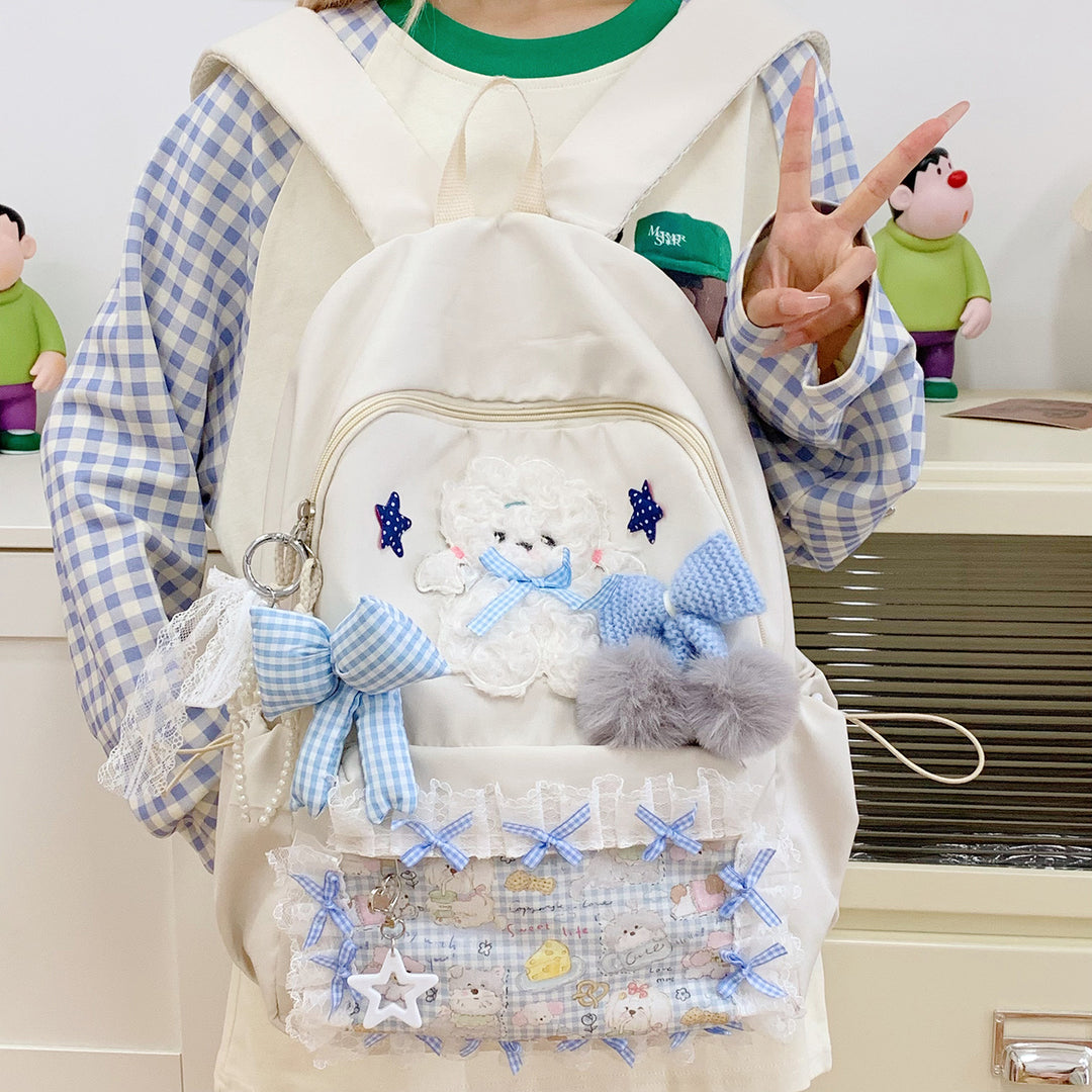 Cute Decorative Plush Backpack Kalsten
