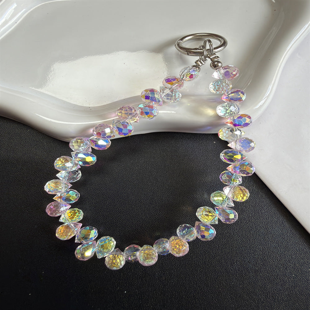 Sparkling Crystal Beaded Keychain Kalsten
