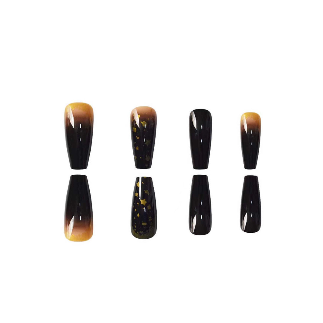 Glamorous Starry Night-Inspired Press-On Nail Set Kalsten