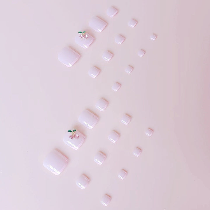 Artificial nail set with playful and stylish 3D decorations Kalsten