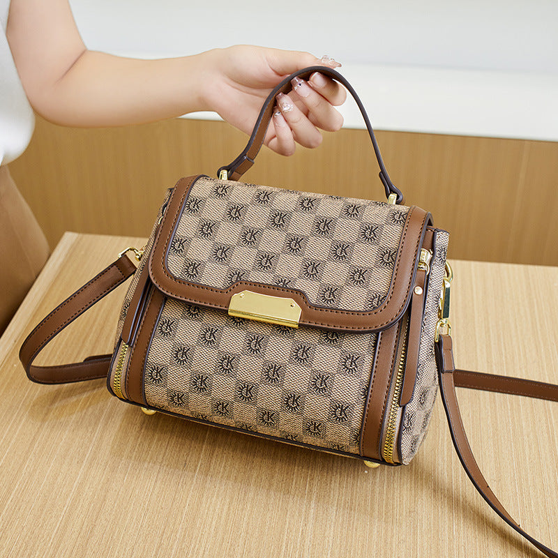 Chic Structured Handheld Shoulder Bag