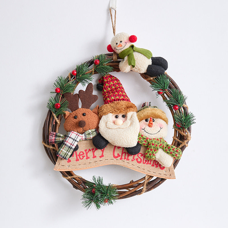 Christmas wreath with lights Kalsten