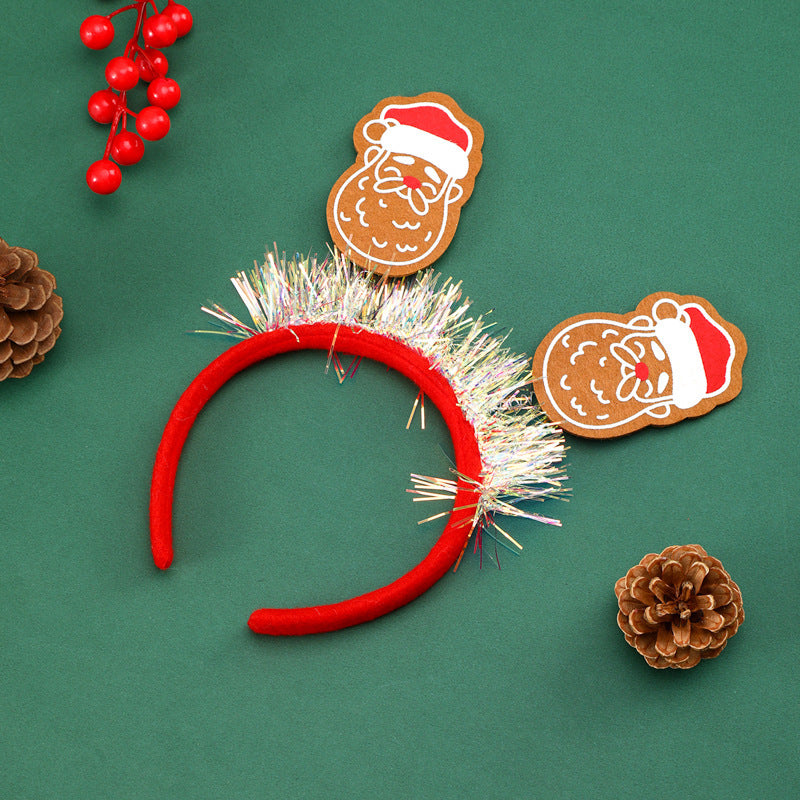 Festive Christmas Headband with Glitter Elements Kalsten