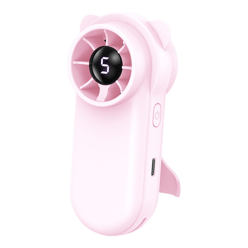 Unisex Portable Mini Fan with LED Display Kalsten