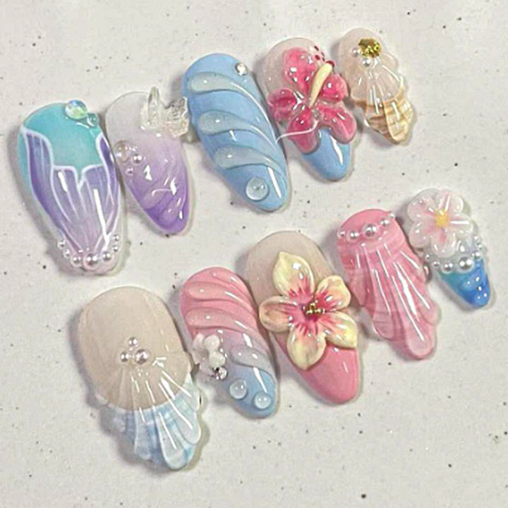 Artistic Decorative Press-On Nails kalsten