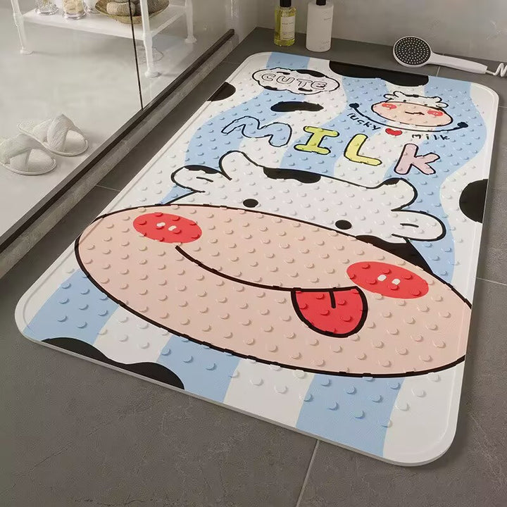 Cartoon-Themed Bath Mat Kalsten