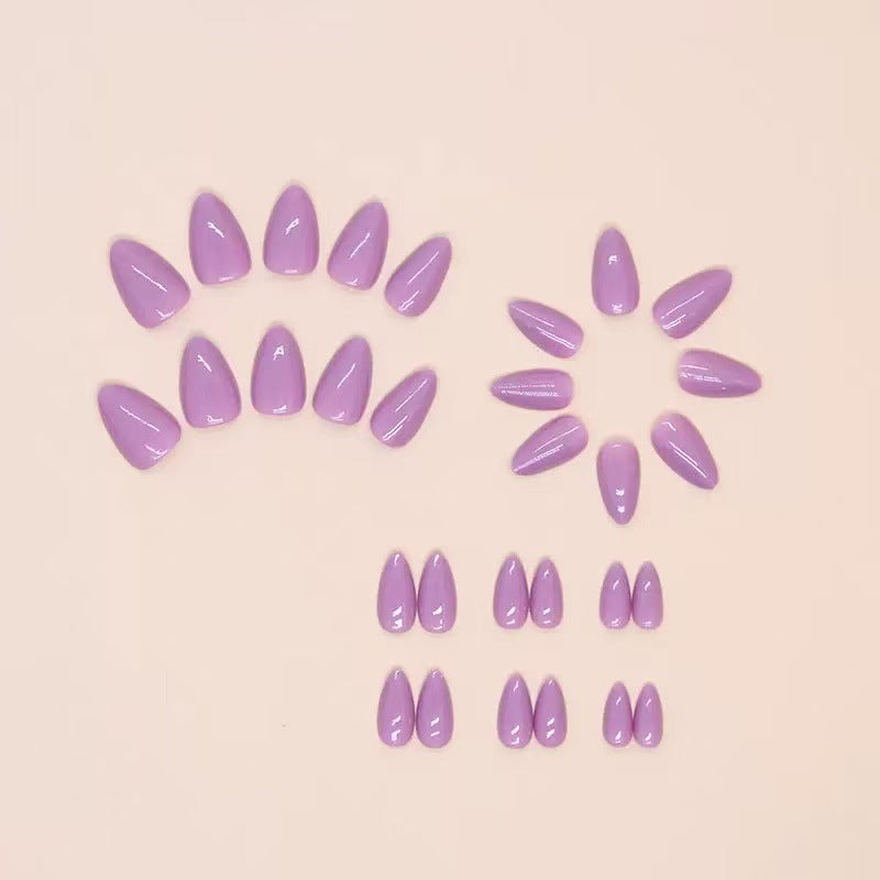 Artificial nail set with elegant, long-lasting high-gloss surface Kalsten