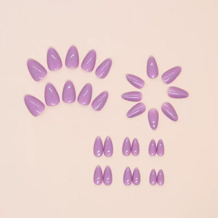 Artificial nail set with elegant, long-lasting high-gloss surface Kalsten