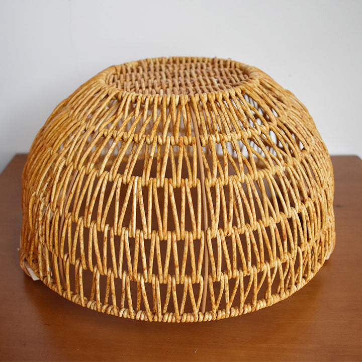 Handcrafted Woven Storage Basket with Wooden Handles Kalsten
