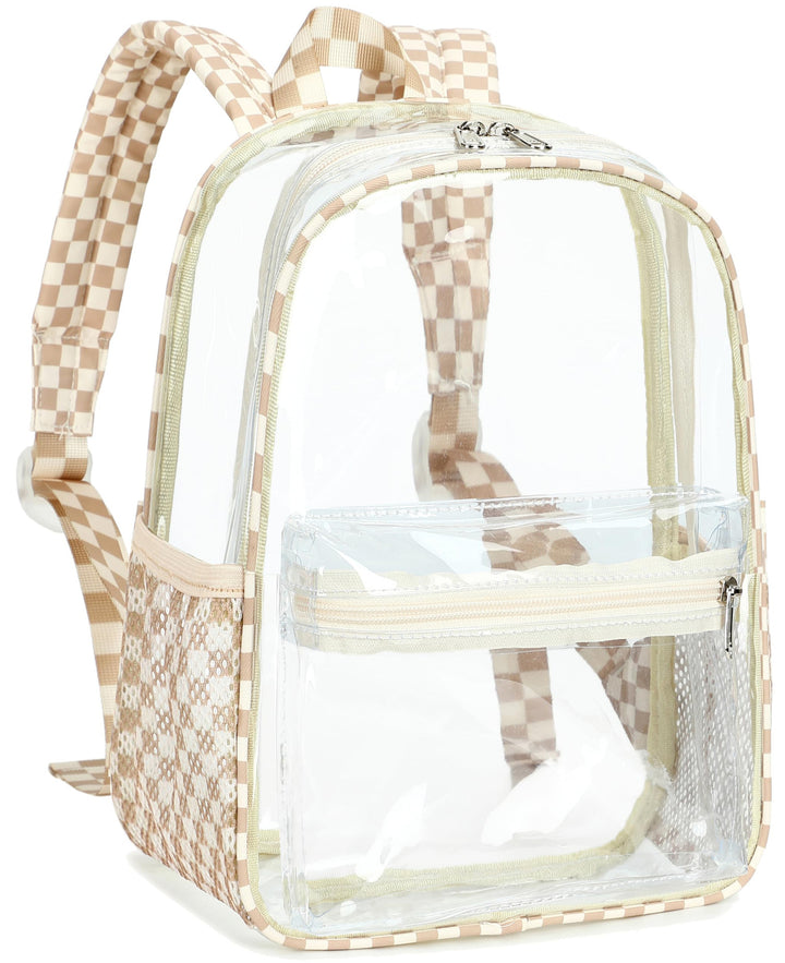 Unisex Transparent School Backpack Kalsten