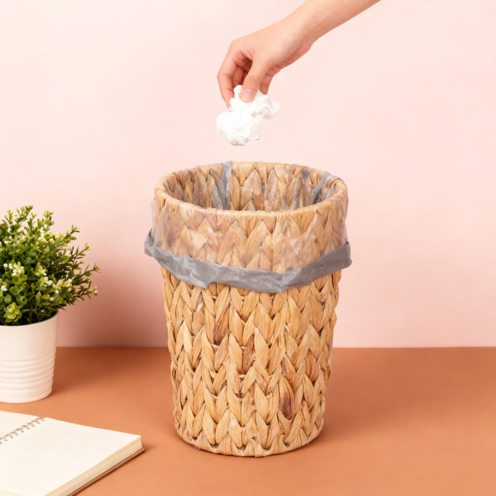 Handcrafted Decorative Woven Storage Cylinder Kalsten
