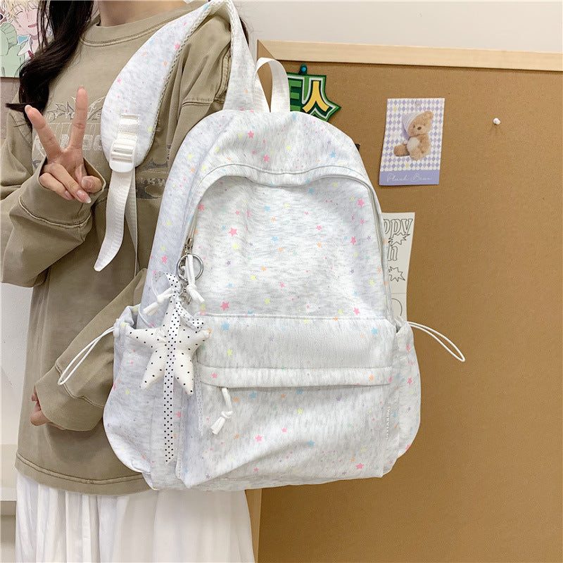 Star-Embellished School Backpack Kalsten