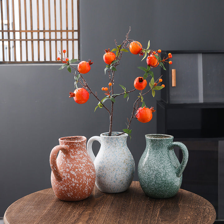 Artistic Abstract Ceramic Pitcher