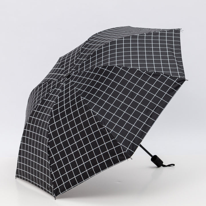 Women’s umbrella in modern check pattern Kalsten