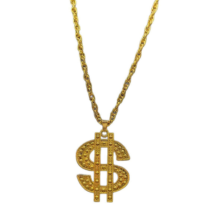 Statement Dollar Sign Necklace Kalsten