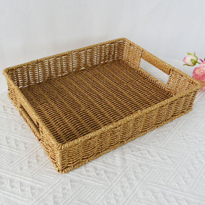 Handwoven Decorative Storage Tray Kalsten