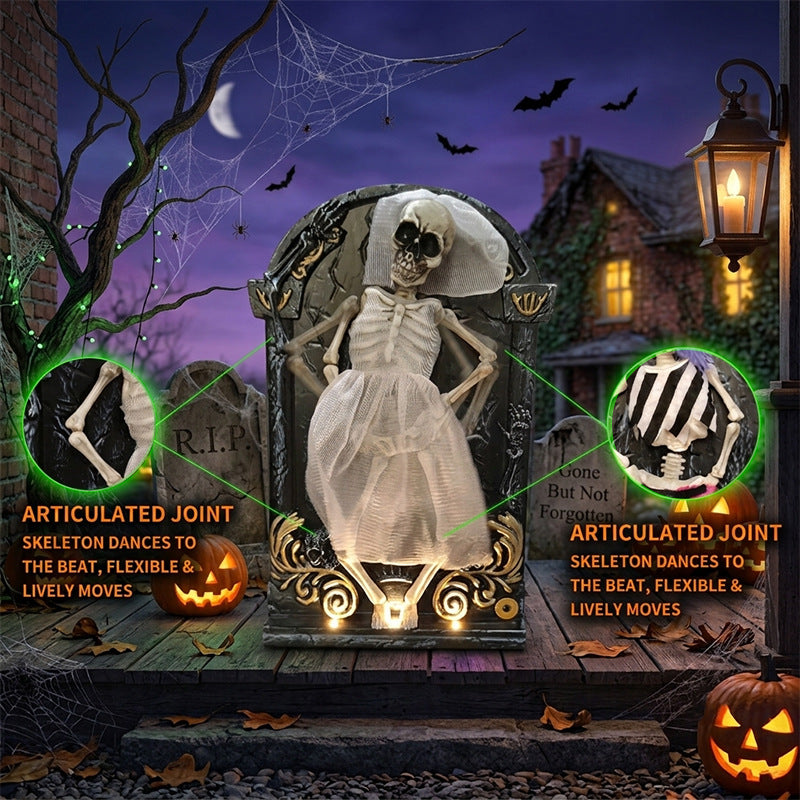 Decorative Skeleton Bride Figurine Kalsten