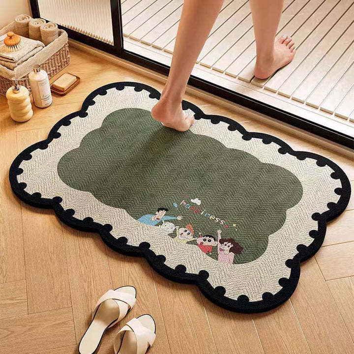 Playful Animal-Themed Bath Mat