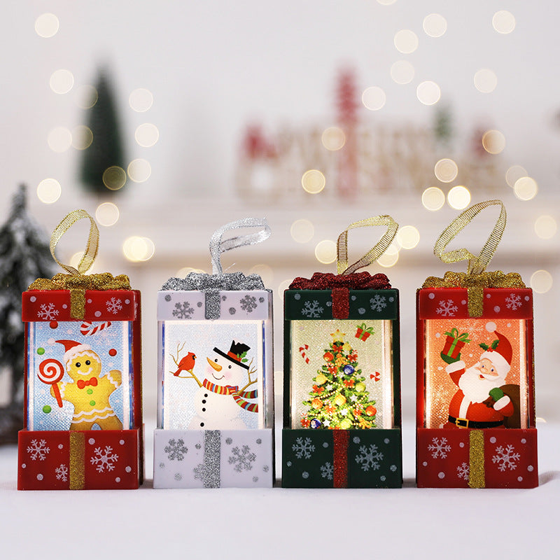 Decorative LED Gift Box Ornaments