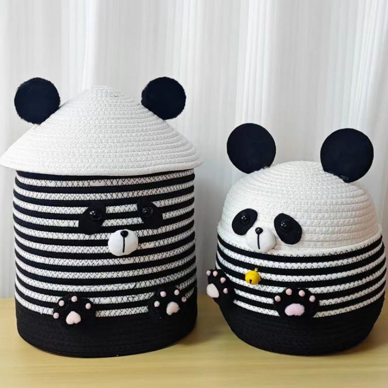 Funny Seat Pouf in Panda Design Kalsten