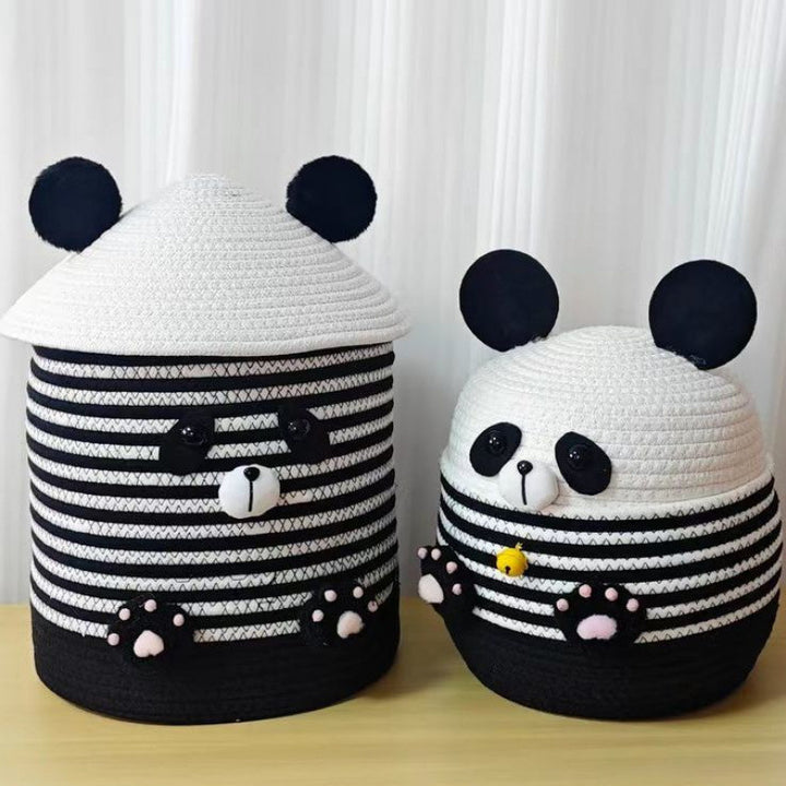 Funny Seat Pouf in Panda Design Kalsten