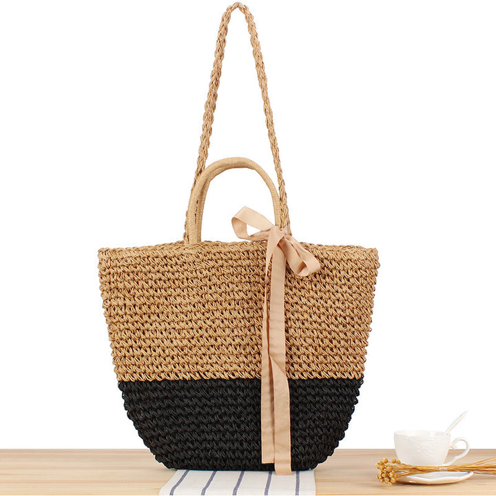 Elegant Straw Shopping Bag Kalsten
