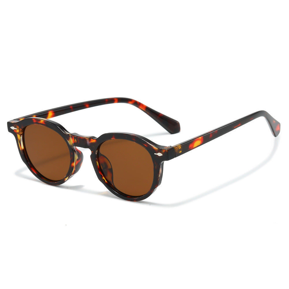 Stylish Retro Oval Frame Sunglasses Kalsten